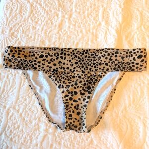 Victoria Secret leopard print foldover bottoms